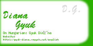 diana gyuk business card